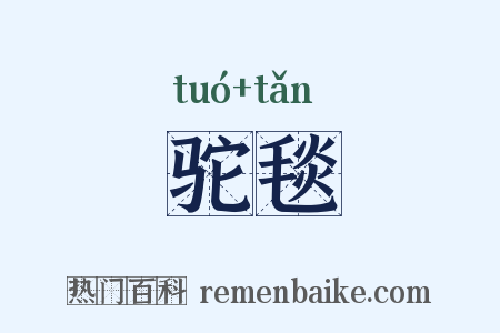 驼毯是什么意思的图片
